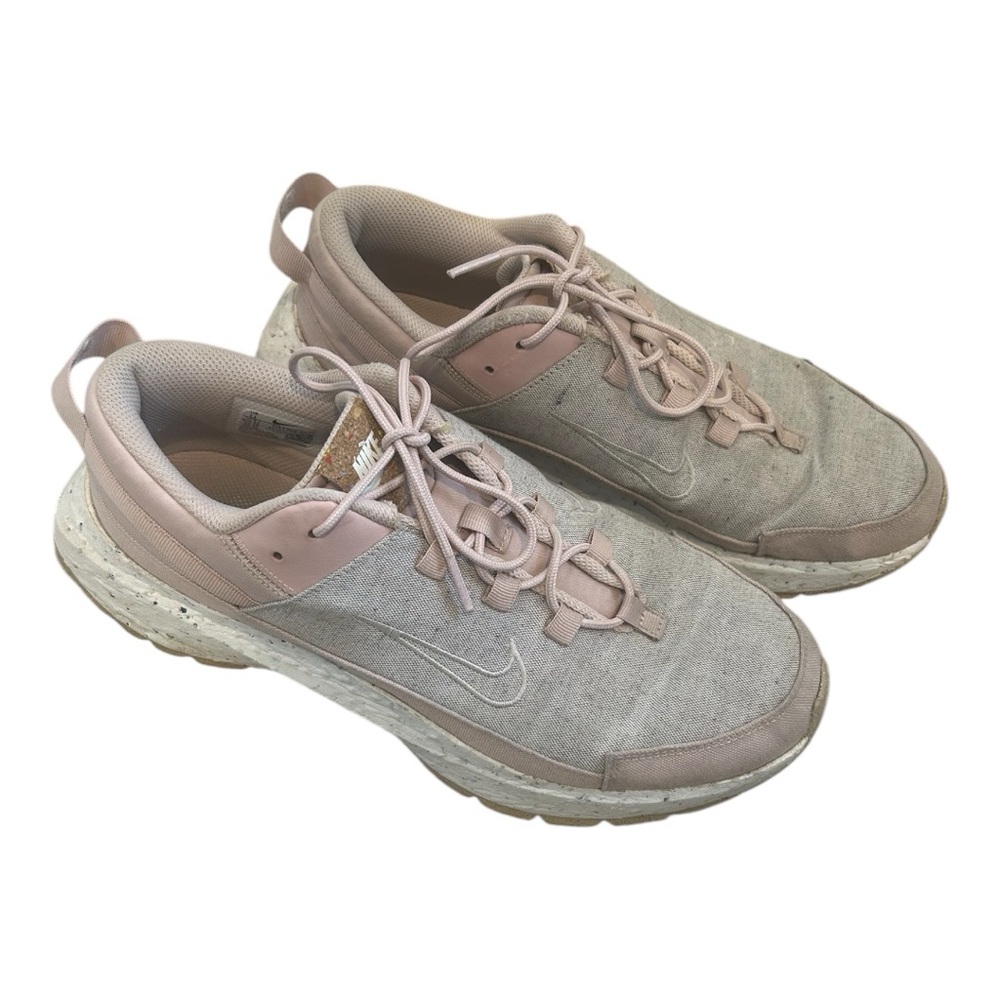 Nike Crater Remixa Pure Platinum Photon Dust Tennis Shoes Casual Womens 11 Pink